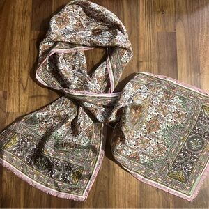 Floral Medallion Scarf